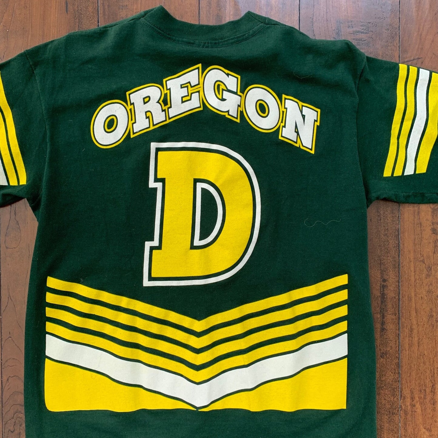 Oregon Ducks Vintage T Shirt Donald Duck Disney KIDS BOYS Mens Small 90s Afro