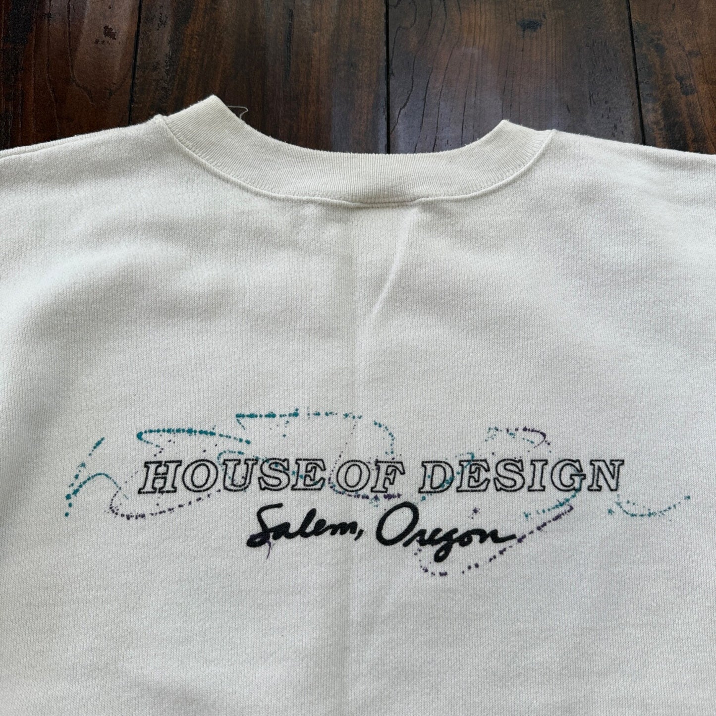 House of Design Vintage Sweatshirt Crewneck Eames MCM Salem Oregon Frank Wright