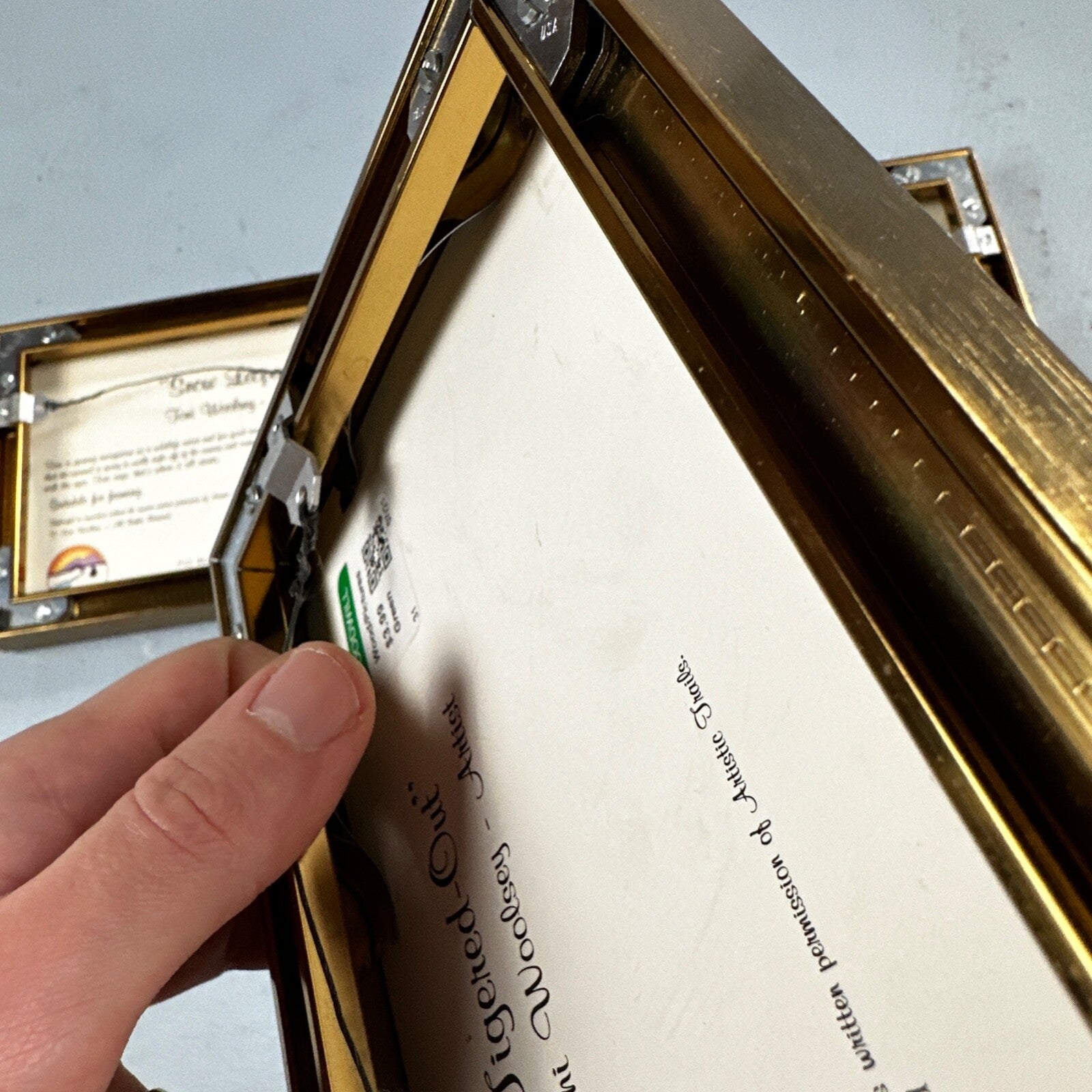 Home Interiors Tiger Framed Picture Toni Woolsey Local Oregon Artist Cats