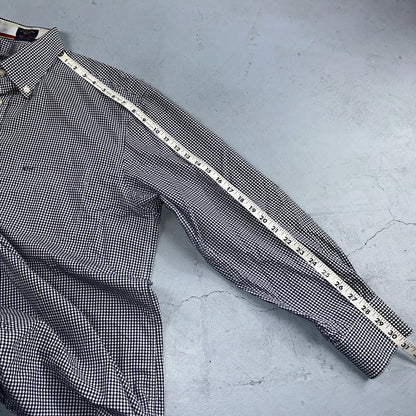Paul & Shark Yachting Mens 44 Long Sleeve Button Down Shirt Checkered Hamptons