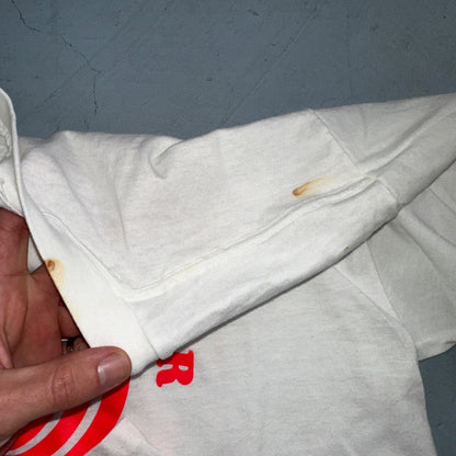 Nike 90s Soccer VTG T Shirt Pacific School PDX Graphic 1990s Gray Tag Original