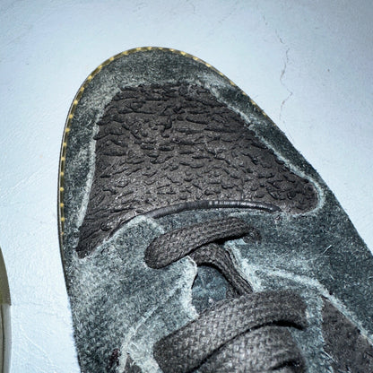 Balenciaga Paris Black Distressed Leather And Suede Sneaker Trainer Mens Size 42