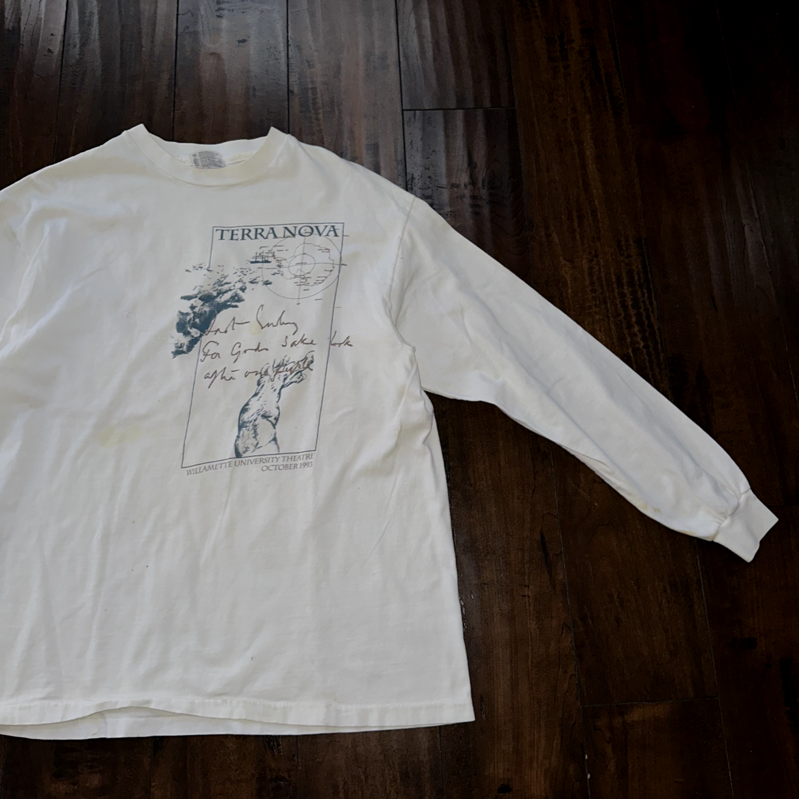 Terra Nova Vintage T Shirt Willamette University Salem Oregon Theatre Music Art