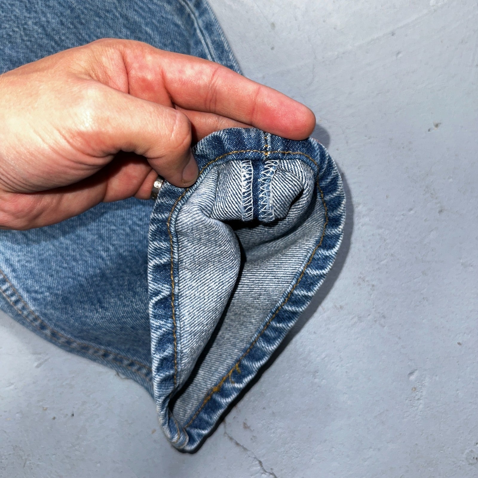 Levis 501 Vintage 80s USA XX Straight Leg Jeans Blue Light Wash 36x32 Act 34x32