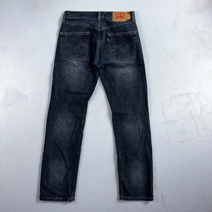 Levis 501 Vintage 90s Mexico Straight Leg Jeans 30x32 Y2K Dark Wash Act 29x31