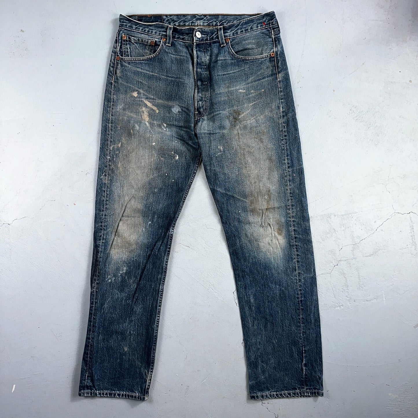 Levis 501 Vintage Y2K XX Straight Leg Jeans Blue Light Wash 34x32 Act 33x30