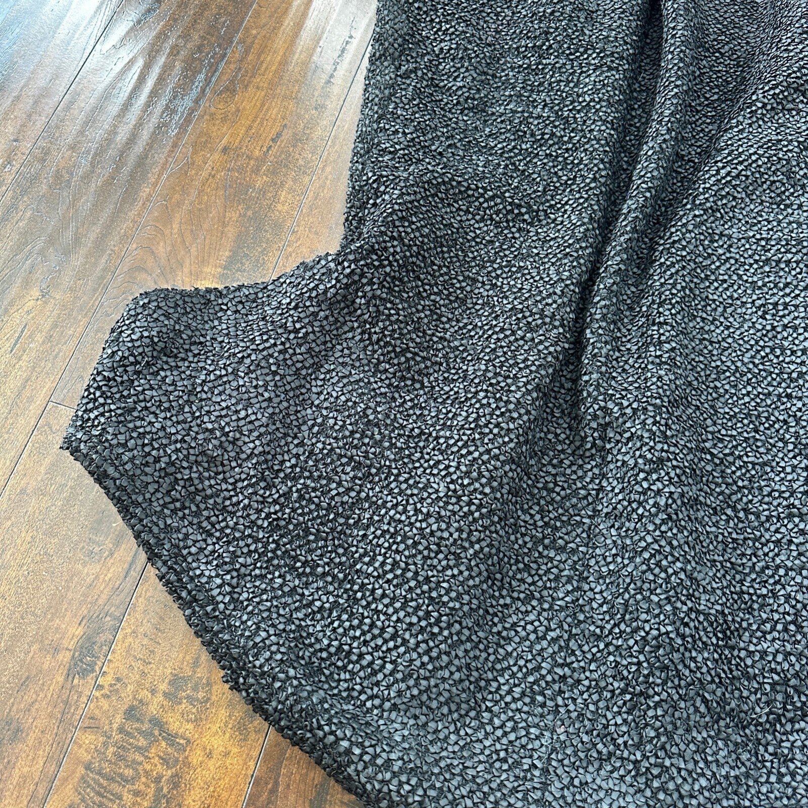 VTG 1960s Bullock’s Womens Shrug Coat Jacket Cute Fall Poly Black Rockabilly 60s