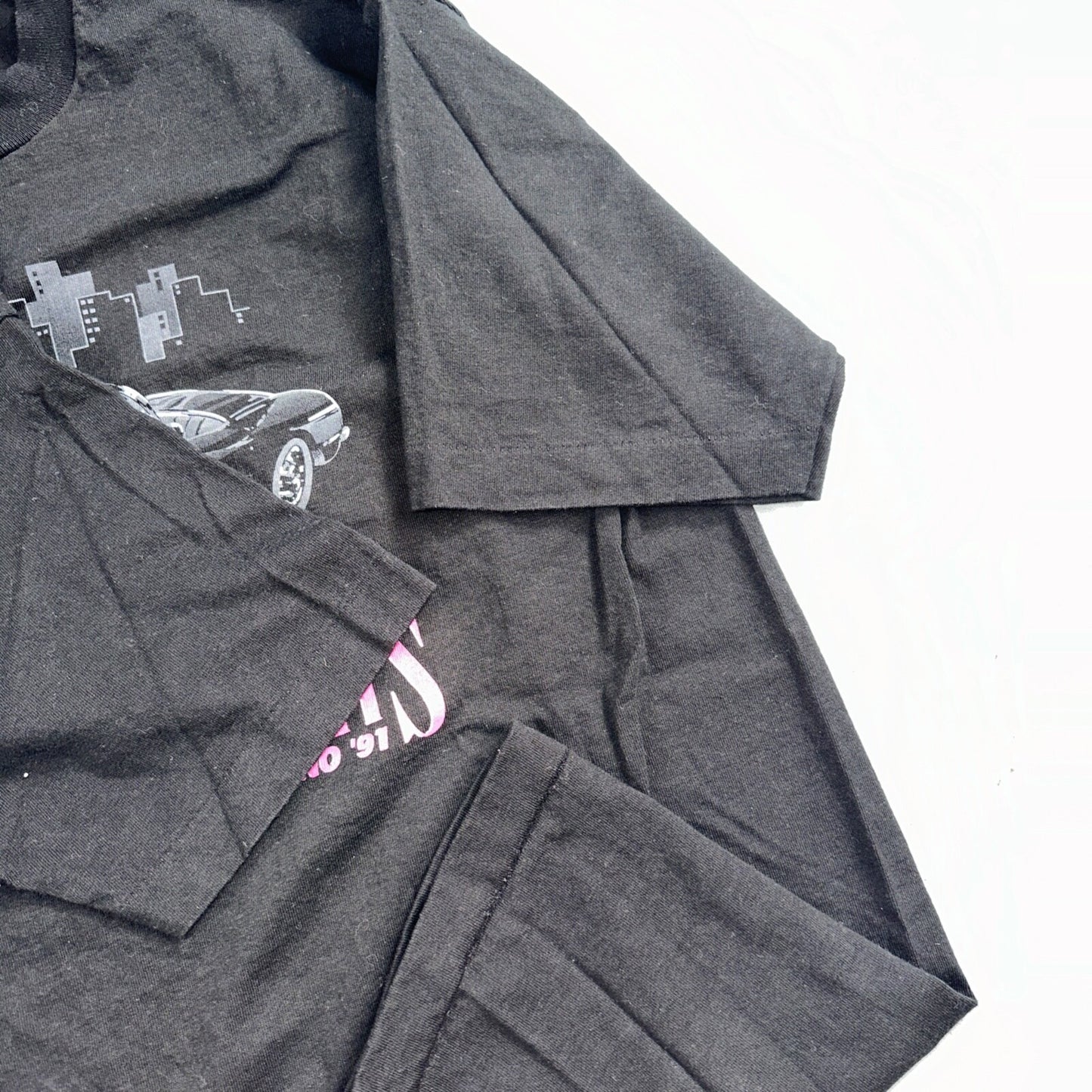 Hot August Nights Reno Car 90s VTG T Shirt Fruit Of The Loom 90s USA Flag XL Rap