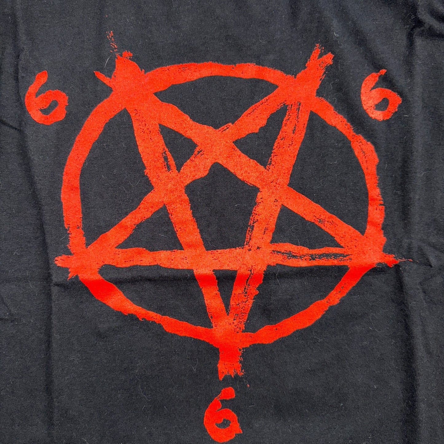 Pentagram 666 VTG T Shirt Music Band Grunge Heavy Metal XL Black Cool Graphic