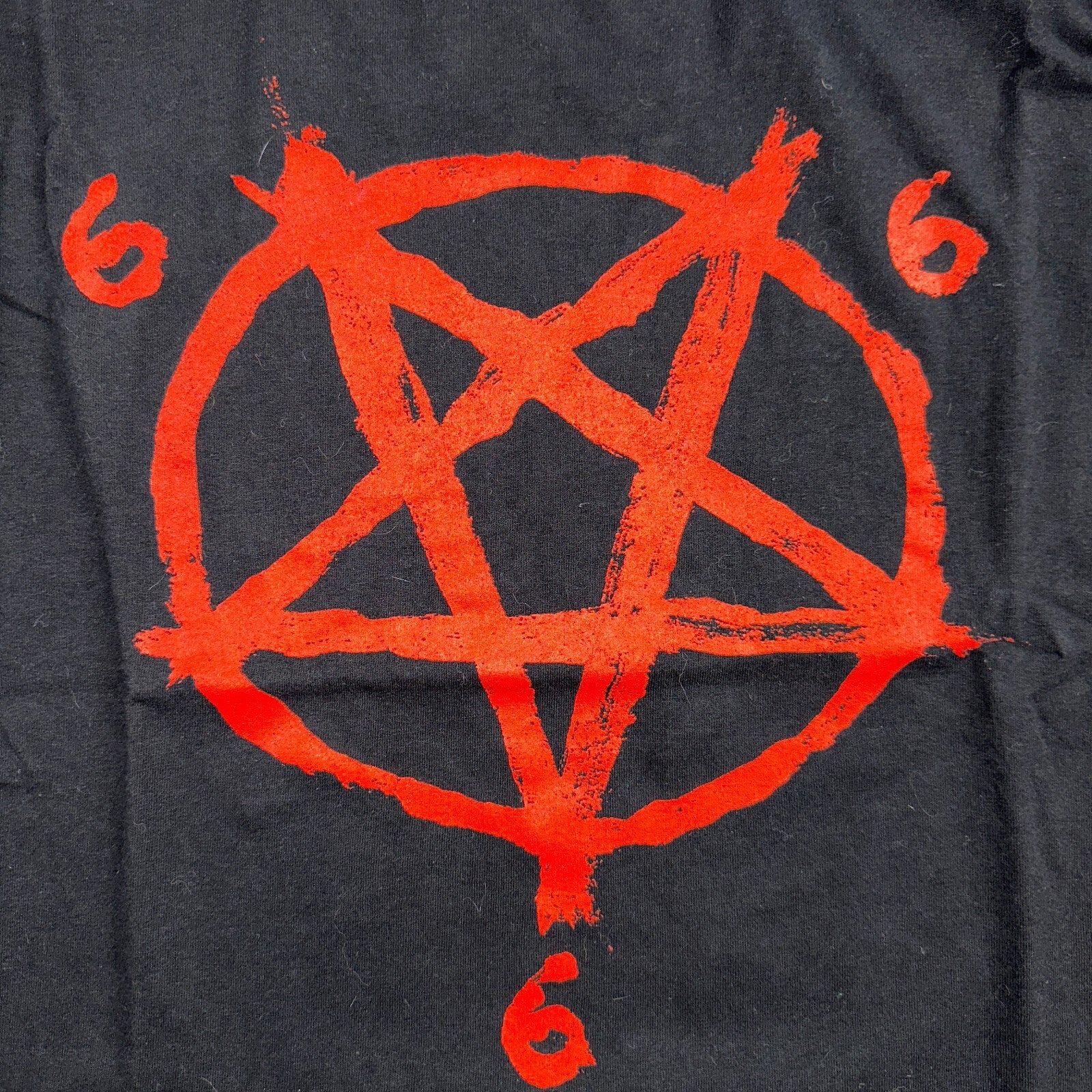 Pentagram 666 VTG T Shirt Music Band Grunge Heavy Metal XL Black Cool Graphic