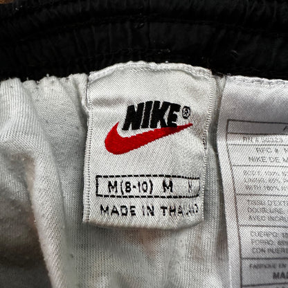 Nike Vintage 90s White Tag Windpants Track Pants Ankle Zip Unlined Black M 1990s