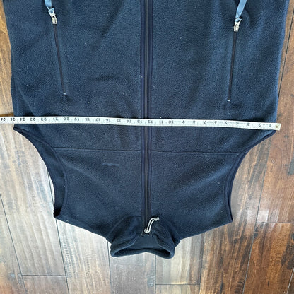 Vintage 90s Patagonia Synchilla Fleece Zip Up Vest Size XL USA Navy Blue