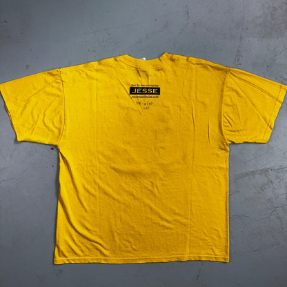 Smiley Face Y2K VTG T Shirt Jesse Manibusan Nirvana Grunge Yellow Funny Cute Ban