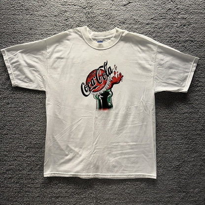 Coca Cola Pepsi Vintage T Shirt Y2K Code Red Soda Cola 90s Basketball Sports