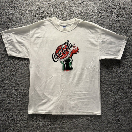 Coca Cola Pepsi Vintage T Shirt Y2K Code Red Soda Cola 90s Basketball Sports