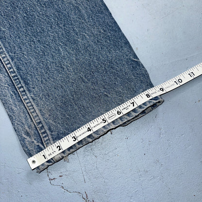 Levis 517 Vintage 80s USA Orange Tab Bootcut Flare Blue Worn Jeans Act 32x27