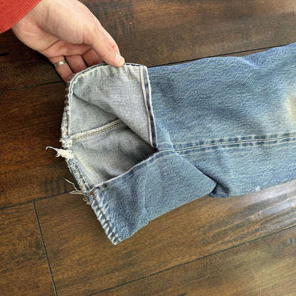 Levis Vintage 80s Redline Selvedge USA 501 XX Jeans Light Wash 33x36 Act 30x34