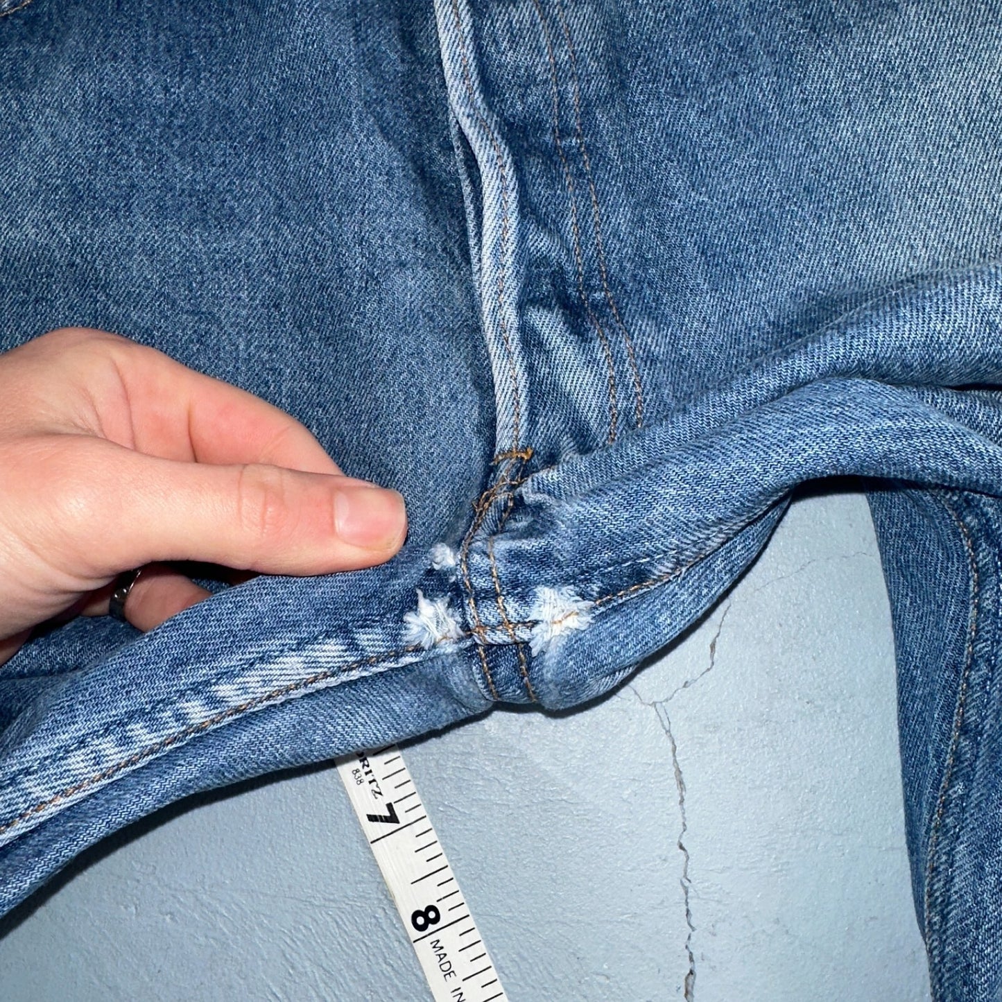 Levis 501 Vintage Y2K Mexico Straight Leg Jeans 36x36 90s Med Wash Act 36x32