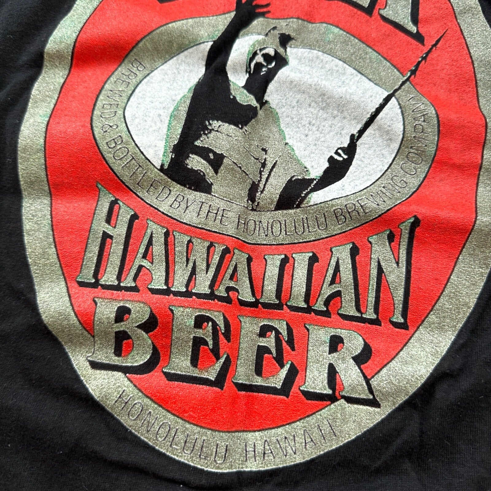Hawaiian Beer Pali Alcohol Vintage T Shirt 90s Cool Single Stitch Hawaii Drinkin