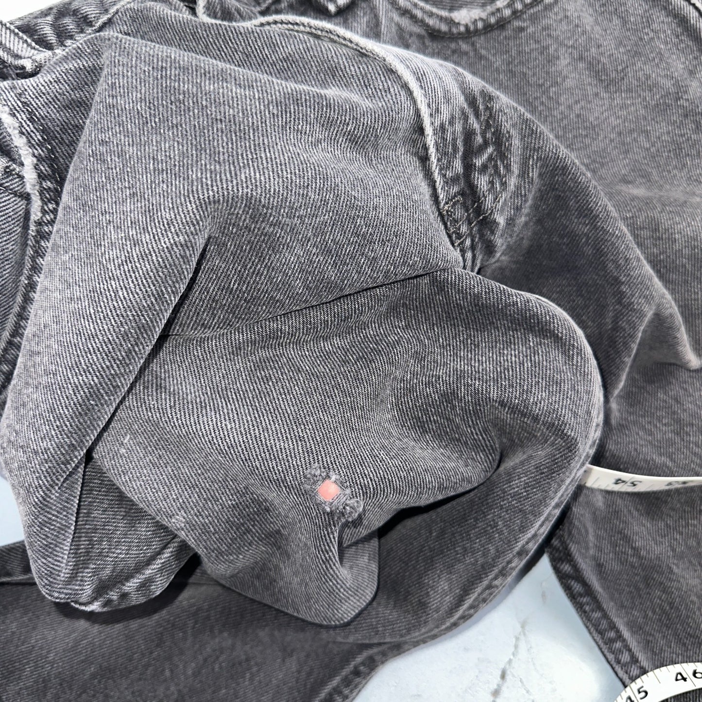 Levis 505 Vintage Y2K Straight Leg XX 2000s Jeans 32x30 Black Light Wash 31x29