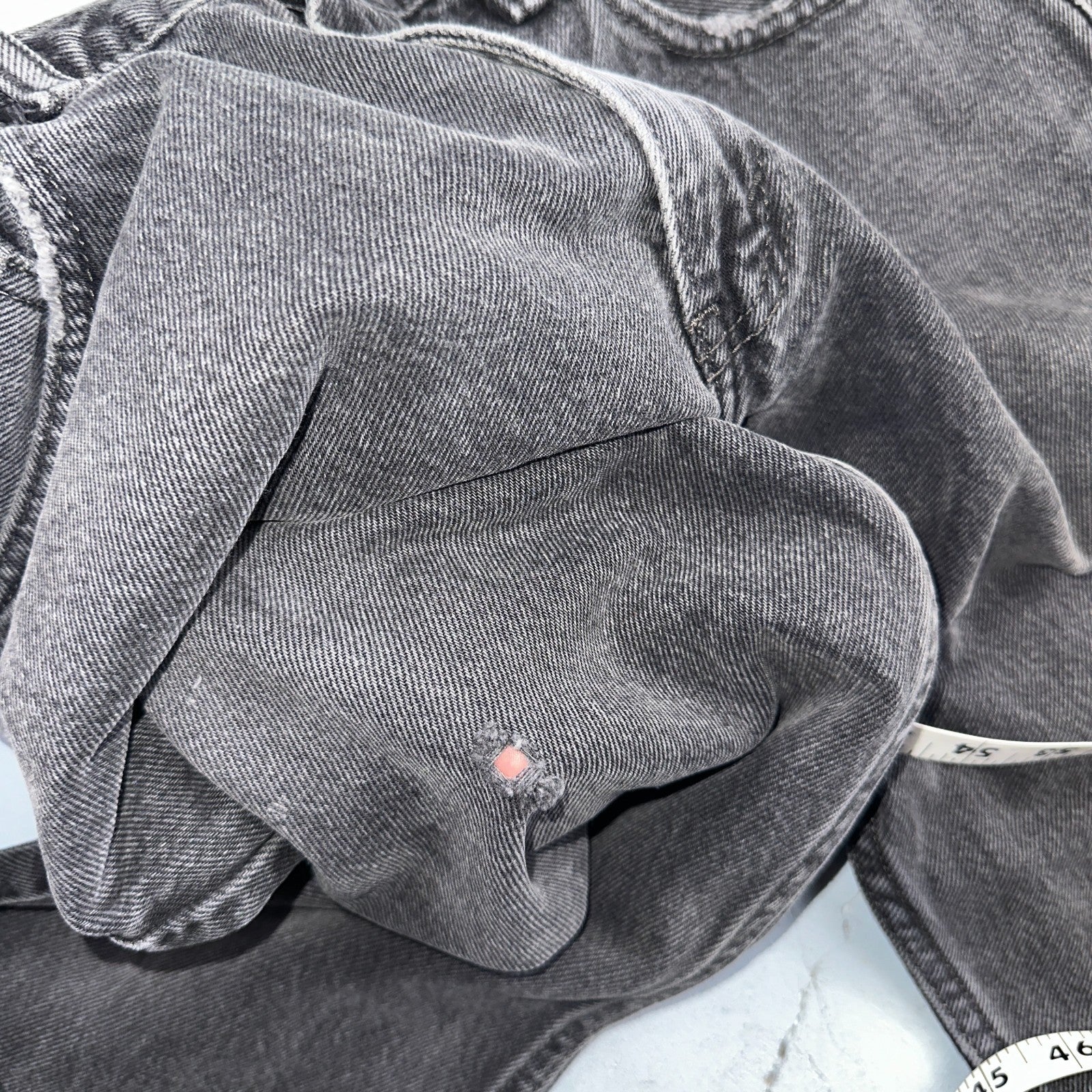 Levis 505 Vintage Y2K Straight Leg XX 2000s Jeans 32x30 Black Light Wash 31x29