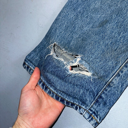 Levis 501 Vintage 90s XX Straight Leg Jeans Y2K Med Wash 42x30 Act 42x31