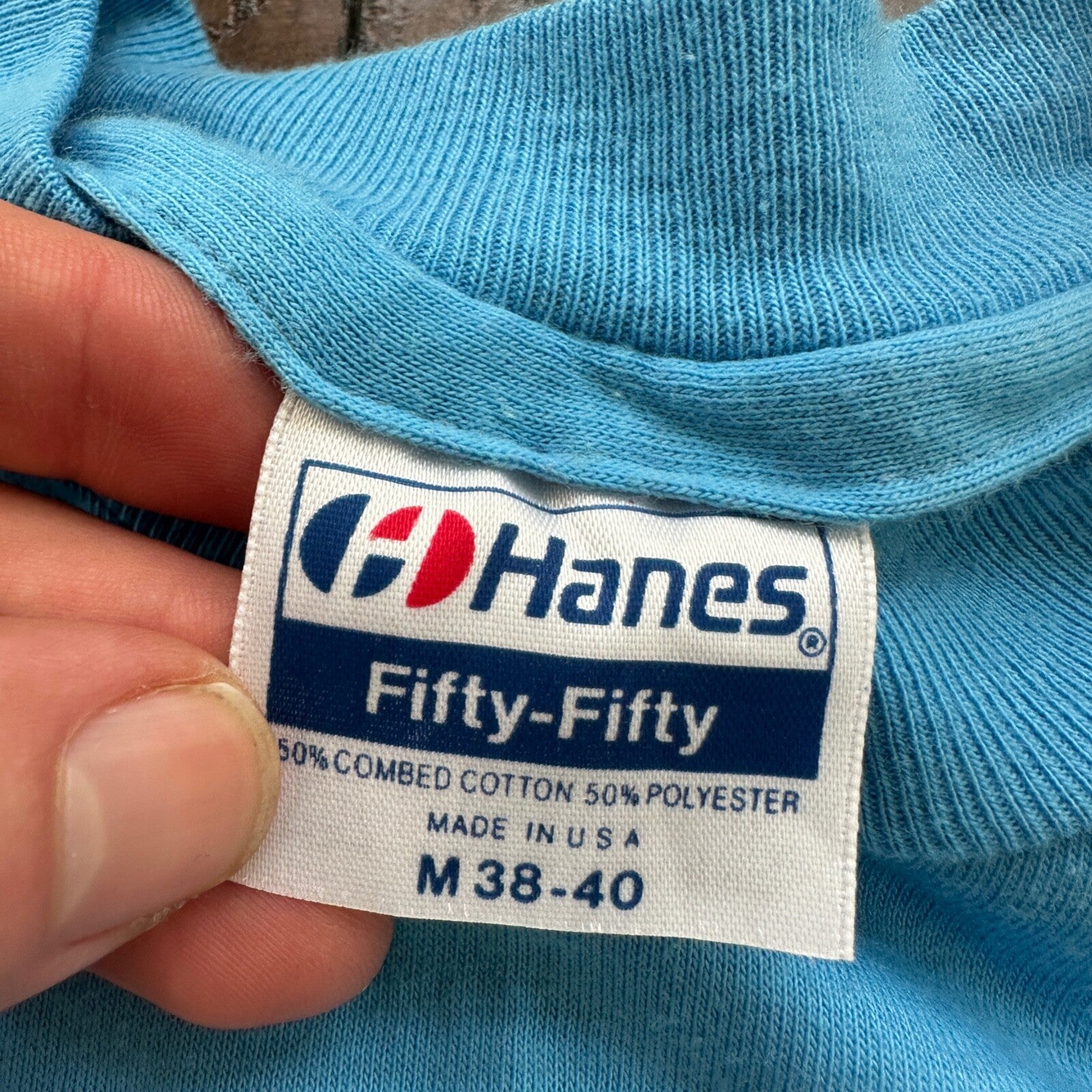 Cutest Barender Quote 80s Hanes Vintage T Shirt Sheridan Blue Portland Oregon