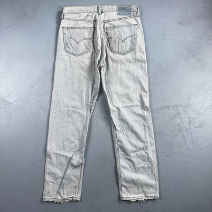 Levis 501 Vintage 90s Mexico Straight Leg Jeans Blue Light Wash 34x30 Act 31x29