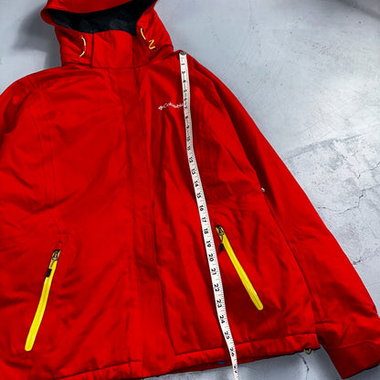 Columbia Women's Veloca Vixen II Jacket Coat Parka Omni Tech L Red Waterproof