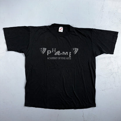 Phame Academy of Fine Arts VTG T Shirt Phantom Opera 90s Jerzees XL Black Music