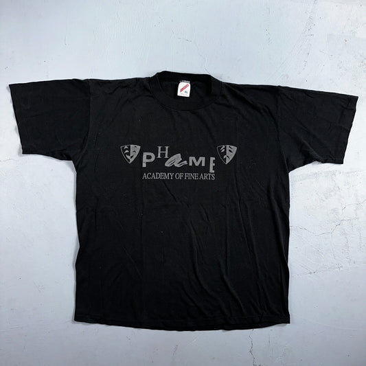 Phame Academy of Fine Arts VTG T Shirt Phantom Opera 90s Jerzees XL Black Music