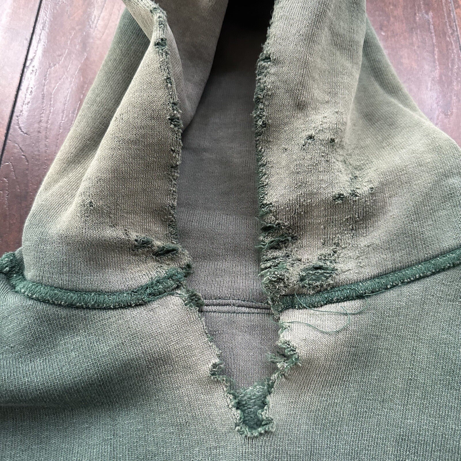 Champion 1970s Double Face RW Blank 70s Sweatshirt VTG Hoodie Afterhood Thrashed