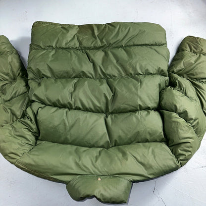 VTG Teton Mountain Coat Goose Down Puffer Coat Green Hunting Hiking 1960s 60s