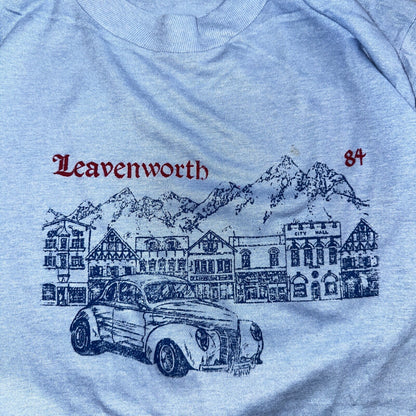 Leavenworth 80s Sportswear Oregon VTG T Shirt Cars Racing Old Fun 1984 Graphic
