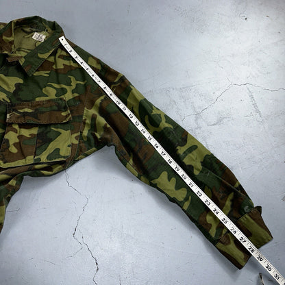 USMC 1968 Military Camouflage Wind Resistant Poplin Coat Camo Jacket Alpha 60s