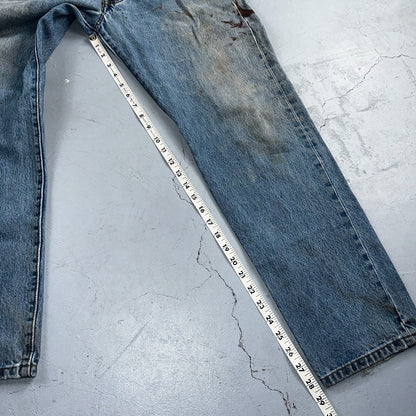 Levis 501 Vintage Y2K XX Straight Leg Jeans Blue Med Wash 34x30 Act 32x28