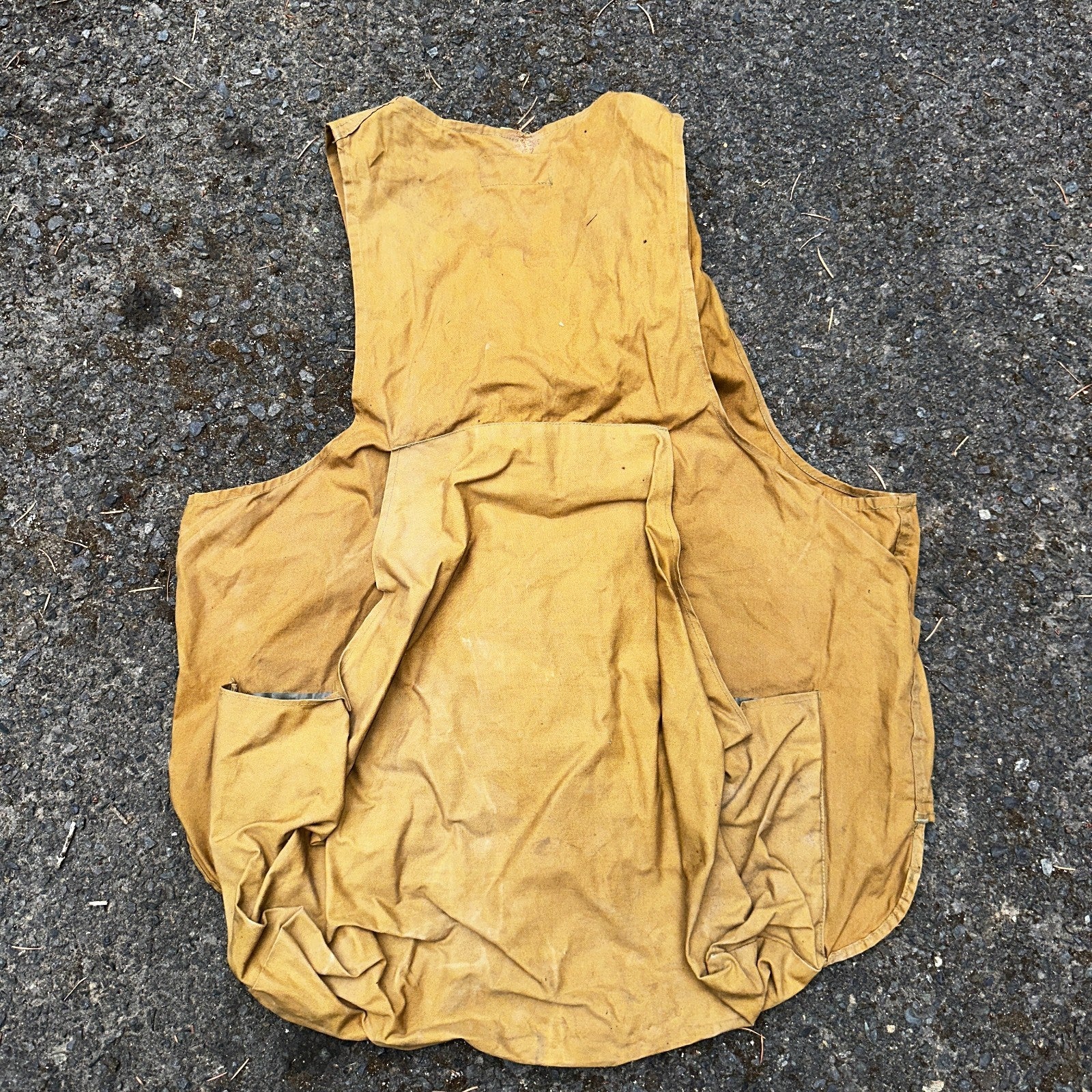 Vintage 1920s Duxbak Vest Utica Men’s Shooting Hunting USA Canvas 20s 30s