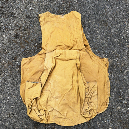 Vintage 1920s Duxbak Vest Utica Men’s Shooting Hunting USA Canvas 20s 30s