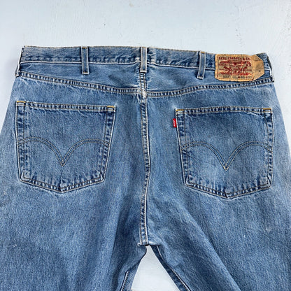 Levis 501 Vintage Y2K 90s XX Straight Leg Jeans Blue Light Wash 40x32 Act 38x31