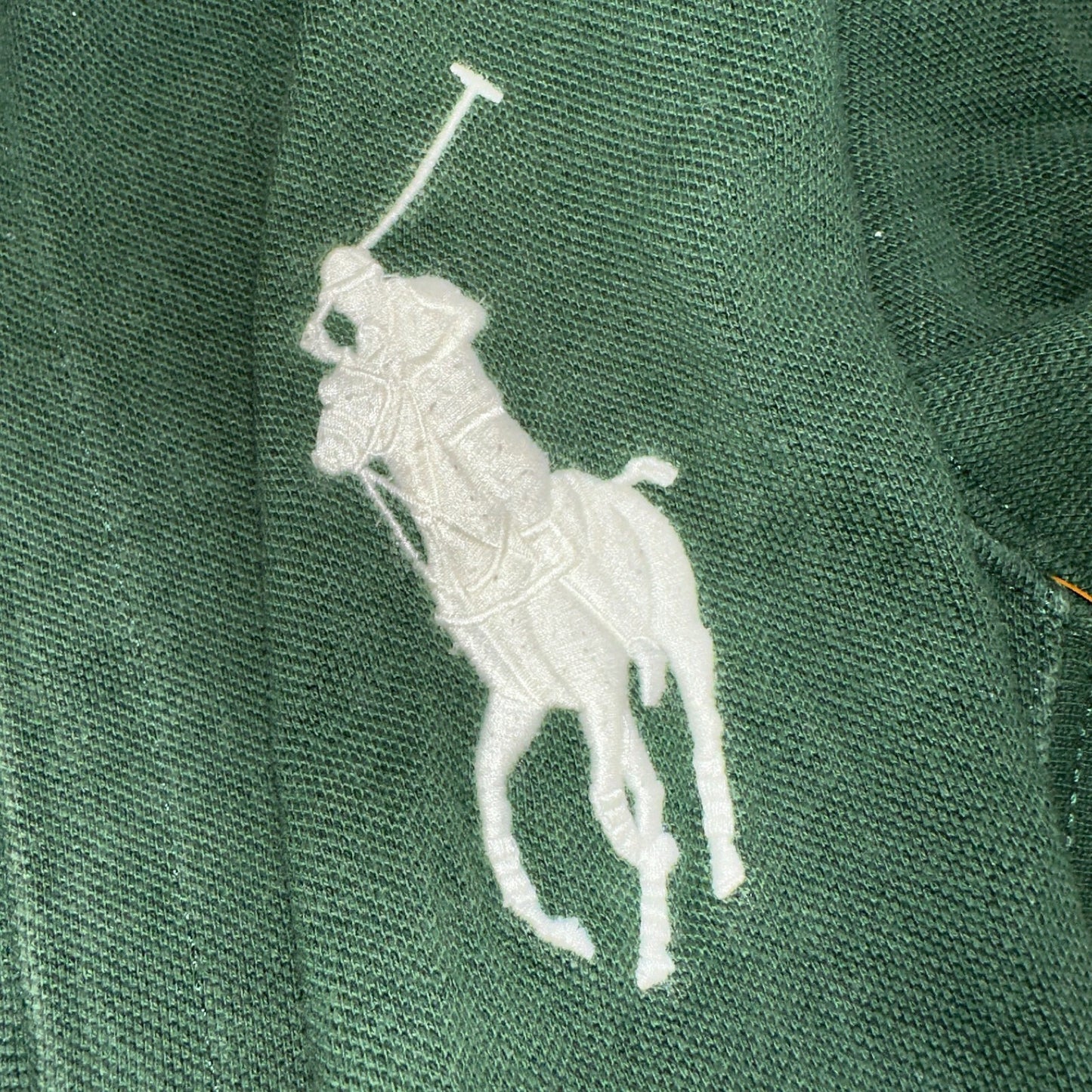 Polo Ralph Lauren VTG Track Jacket Mens Large Green Big Pony Cotton