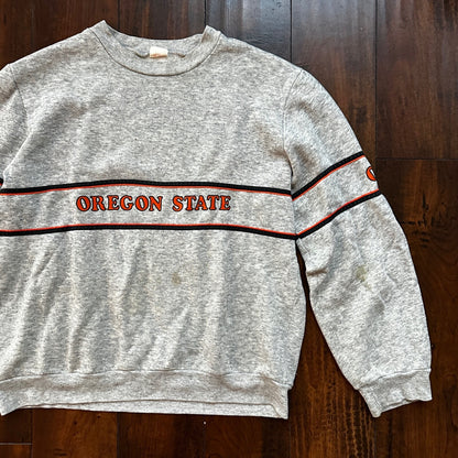 OSU Beavers Portland Oregon VTG Crewneck Sweatshirt 80s USA State Corvallis