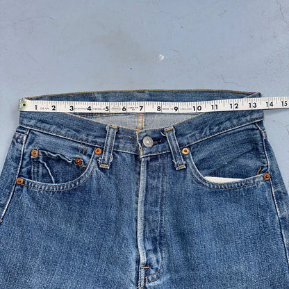 Levis 501 VTG 70s SS Redline Selvedge Jeans XX Altered Skinny Capri Act 27x25