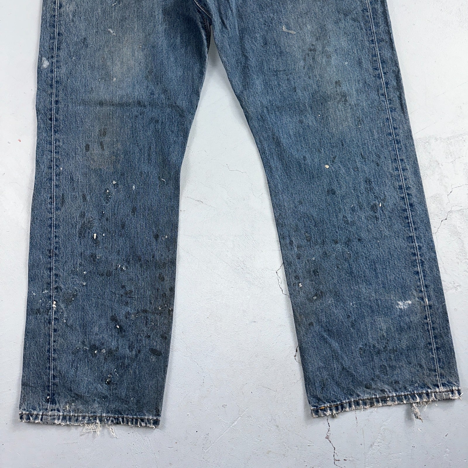 Levis 501 Vintage Y2K 90s XX Straight Leg Jeans Blue Light Wash 40x32 Act 38x31