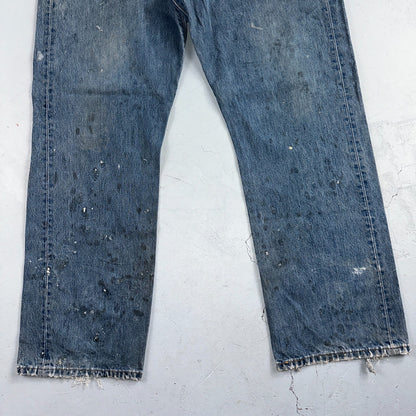 Levis 501 Vintage Y2K 90s XX Straight Leg Jeans Blue Light Wash 40x32 Act 38x31