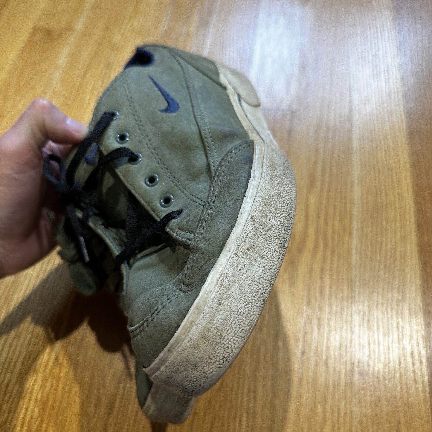 Nike GTS 1996 VTG Womens Size 9 Tennis Shoes Travis Scott Olive Thrashed 90s Sho