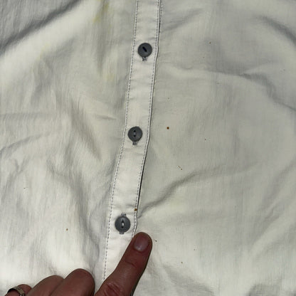 Kuhl Shirt Women's Nylon Button Up Long Sleeves Outdoor Hiking Shirt Size M