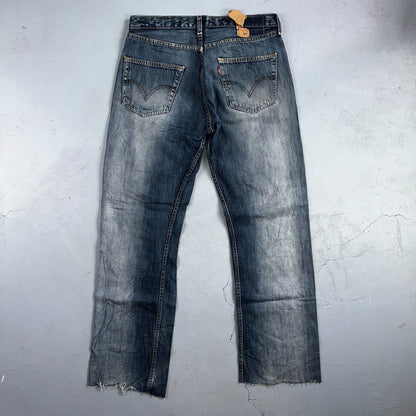 Levis 501 Vintage Y2K XX Straight Leg Jeans Blue Med Wash 33x34 Act 32x31