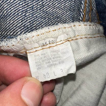 Levis 501 Vintage 70s SS Redline Selvedge USA XX Jeans Med Wash 48x30 Act 44x26