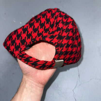 Vintage GAP Wool Hat Cap Adult One Size Adjustable Strapback USA Made 90s Red