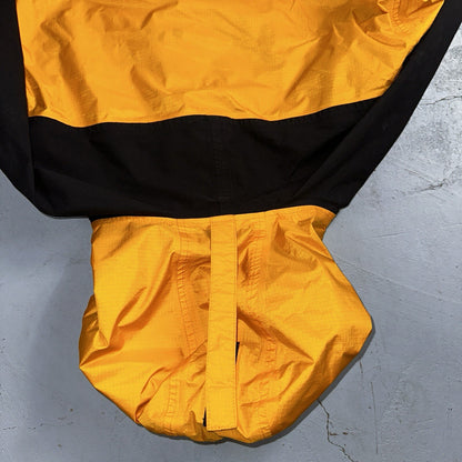 Gore Tex VTG Jacket Mens M Yellow Equinox Mountain Guide Full Zip Goretex Hike